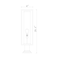 Z-Lite Dunbroch 1 Light Outdoor Pier Mounted Fixture, Deep Bronze + Outdoor Brass & Clear 584PHBR-533PM-DBZ - alternate 2